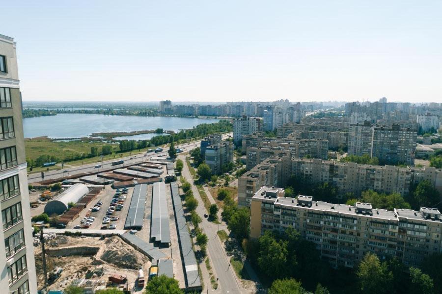 Видовая На 25 Этаже كييف المظهر الخارجي الصورة